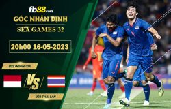 Fb88 soi kèo trận đấu U22 Indonesia vs U22 Thái Lan