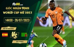 fb88-soi kèo Nu Tay Ban Nha vs Nu Zambia