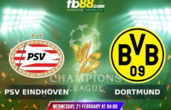 PSV Eindhoven VS Borussia Dortmund - Nhà cái FB88