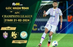 Fb88 soi kèo trận đấu Al Ain vs Nasaf Qarshi