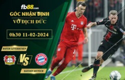 Fb88 soi kèo trận đấu Bayer Leverkusen vs Bayern Munich