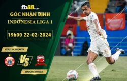 Fb88 soi kèo trận đấu Persija Jakarta vs Madura United